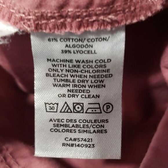 Loft.  Pleated Dusty Pink Shorts; 4 Cargo Pockets; Cinched Belt. Size 2. EUC - Picture 7 of 10